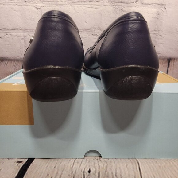 LifeStride Women's I-Loyal Low Wedge Ballet Flats- Navy - Picture 6 of 7